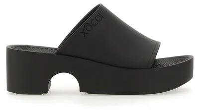 Produktbild von Damen-Plateau-Slipper Xocoi Schwarz Italienisch 38