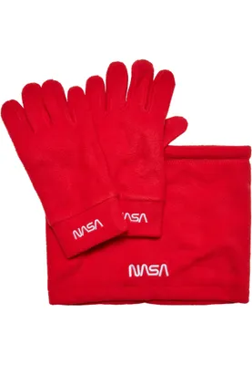 Image de Accessoires Mister Tee MT2031 | Ensemble en polaire NASA - Couleur : rouge - Taille : taille unique