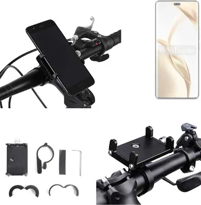Produktbild von K-S-Trade Handyhalterung für das Fahrrad kompatibel mit Honor 200 Halter Lenkstange Fahrradhalterung Motorrad Bike Mount Befestigung Smartphone Handy