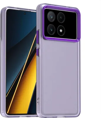 Produktbild von Handyhülle für Xiaomi Redmi K70E Schlank Durchscheinend Matt Stoßfest Schutzhülle Lila