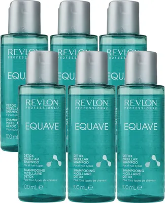 Produktbild von Revlon Professional Equave Reinigungs Micellar 6 x 100 ml Shampoo Reinigungsshampoo Set