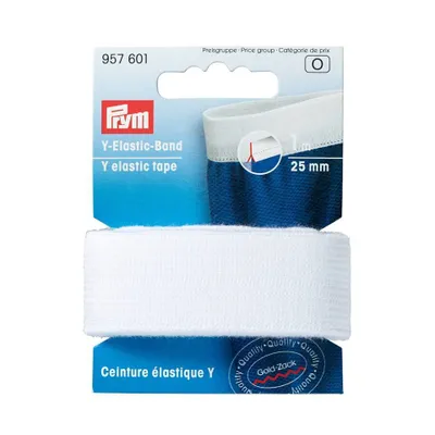 Produktbild von Prym Y-Elastic-Band 25 mm weiß