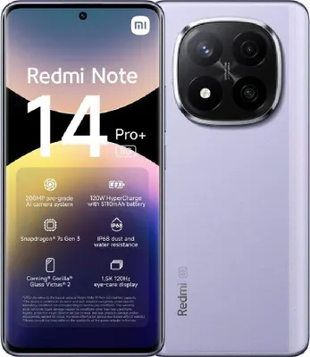 Image de Xiaomi Redmi Note 14 Pro+ 5G 256GB/8GB Dual SIM Violet