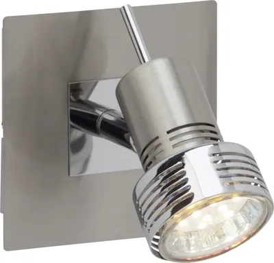 Zdjęcie produktu dla BRILLIANT LED lampa ścienna Kassandra | ponadczasowy spot ścienny | metal | żelazo/chrom| obrotowa głowica | 1x GU10 max 7 W