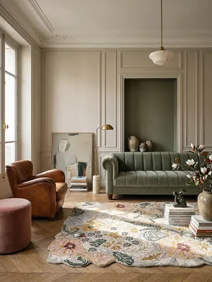 Teppich Hellrosa rechteckig im modernen Wohnzimmer Einrichtungsidee_#sku_SAF503119377398-SAF503119377399-SAF503119377400#