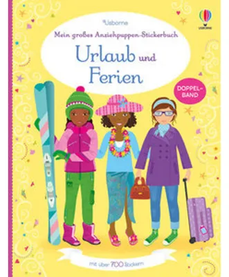 Immagine prodotto di Mein großes Anziehpuppen-Stickerbuch: Urlaub und Ferien