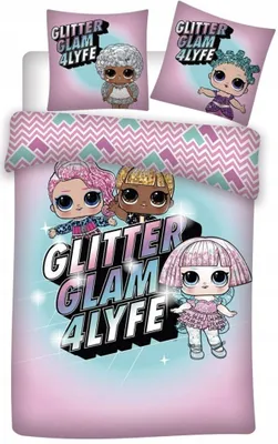 Produktbild von LOL Surprise! Bettwäsche Glitter Glam 140 x 200 cm - Baumwolle