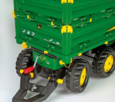 Produktbild von rolly toys Multi Trailer John Deere Dreiachs-Dreiseitenkipper, Maße: 113x45,5x63 cm; 12 504 3