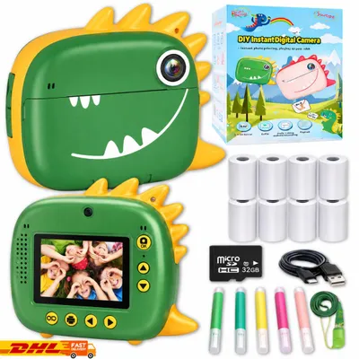 Produktbild von 1080P HD Sofortbildkamera Kinderkamera Digital Kamera Fotoapparat Für Kinder DHL | B006
