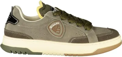 Produktbild von Grüner Herrensportschuh – Komfort & Style mit Kontrastdetails