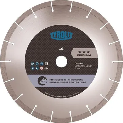 Immagine prodotto di Disco diamantato Premium D.180 mm Foro 22,23 mm 1,9 mm 7 mm TYROLIT