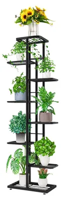 Produktbild von Blumenstand mit 8 Ebenen - Pflanzenregal für Innen/Außen