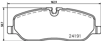 Produktbild von HELLA Bremsbeläge Satz Vorne Bremsklötze für LAND ROVER Range Rover Sport (L320) 8DB 355 011-971