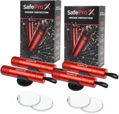 Produktbild von Notfallhammer, kompakt 4-pack, Gurtmesser, für Auto