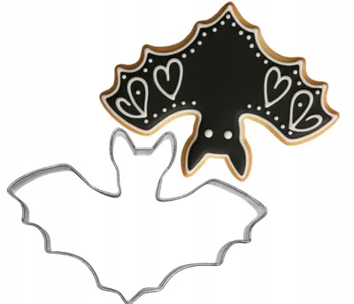 Produktbild von EkoForemki Ausstecher Fledermaus für Halloween Kekse 5,5 cm