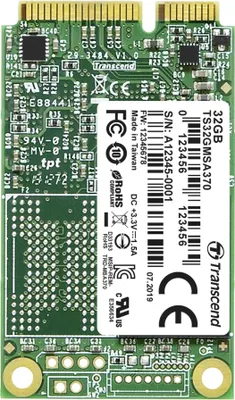Produktbild von Transcend MSA370, 32 GB, mSATA, 6 Gbit/s