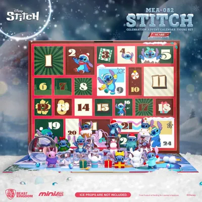 Obrázok produktu pre Lilo & Stitch Mini Egg Attack Adventskalender Stitch celebration Set Figure Set (Cookie) 10 cm