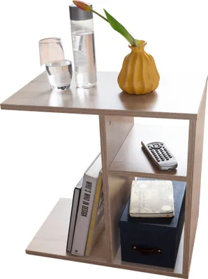 Obrázok produktu pre Brüxxi Odkladací stolík Ashly, 50 cm, dub