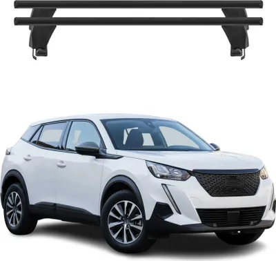 Obrázek produktu pro Základna střešního nosiče Menabo pro Peugeot 2008 II 2019-2025 hliníková černá 2ks