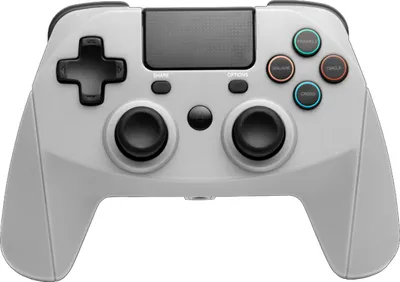 Produktbild von snakebyte GAME:PAD 4S - grau - Wireless Bluetooth Controller für PlayStation 4, Analoge Joysticks, Kopfhöreranschluss, Dual Vibration Feedback