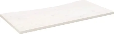Obrázok produktu pre vidaXL Stolová doska biela 110x55x2,5 cm z masívneho borovicového dreva