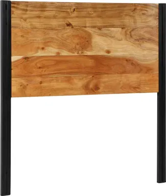 Produktbild von vidaXL Kopfteil 100 cm Massivholz Akazie und Eisen
