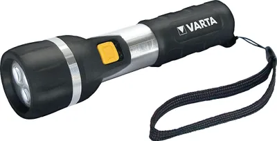 Image de Varta 45198 LED Day Light (16610), gris-argent - lampe de poche pratique d'une portée de 42 m