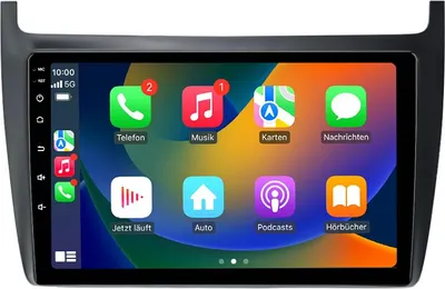 Immagine prodotto di Autoradio Android 9'' 64 GB per VW Polo 6R 2008-2020 con CarPlay Android Auto navigazione Bluetooth