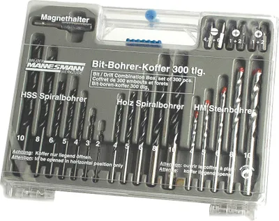 Produktbild von Brüder Mannesmann Bit-,Bohrer- und Dübelsatz