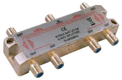 Produktbild von Indoor-Satelliten-Splitter, 6 Ausgänge
