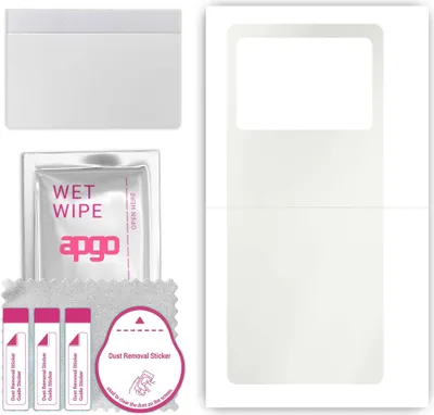 Produktbild von apgo Rückseite Schutzfolie, Matt, kompatibel mit Vivo X Fold Plus, Hinten Hydrogel-Displayschutzfolie mit Positionierhilfe, kratzfest, einfache Montage
