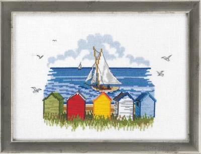 Zdjęcie produktu dla Permin zestaw do haftu krzyżykowego "Vessels II", 21x29cm, 92-8121