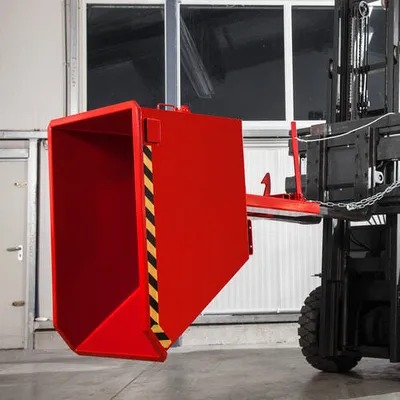 Produktbild von Muldenkippbehälter - 300,00 l Volumen - Traglast 900 kg - mausgrau