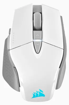 Obrázek produktu pro Corsair CH-9319511-EU2 - rechts - Optisch - RF Wireless - 26000 DPI - Silber - Weiß