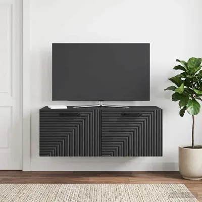 Immagine prodotto di Maison Exclusive - Mobile TV da parete nero 78,5 x 31 x 30 cm