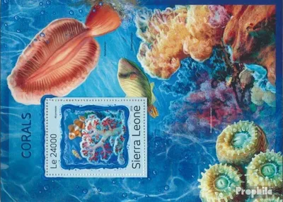 Produktbild von Briefmarken Sierra Leone 2016 Mi Block 1119 (kompl. Ausg.) postfrisch Korallen