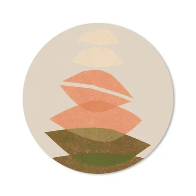 Produktbild von MuchoWow® Mauspad Mousepad Formen - Pastell - Farben - Abstrakt 30x30 cm - Mousepads - Maus Mat - Pad - Mausunterlage - Tischunterlage - Schreibtischmatten