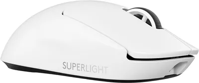 Produktbild von Logitech G Pro X Superlight 2 weiße starke optische Maus HMM4-H1M 910-006638