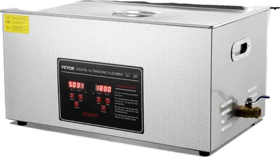 Image de Nettoyeur à ultrasons VEVOR, capacité 30L, haute puissance des ultrasons, contrôle numérique , 22L