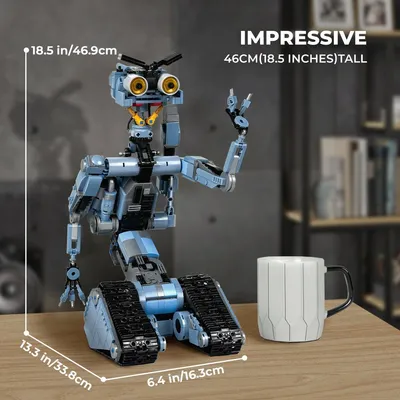 Produktbild von Roboter-Baukasten – 1176 Teile – aus ABS-Kunststoff – kreatives Spielzeug