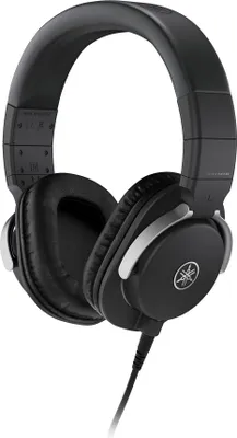Zdjęcie produktu dla Yamaha HPH-MT8, Przewodowa, 15 - 28000 Hz, 350 g, Słuchawki, Czarny, Srebrny