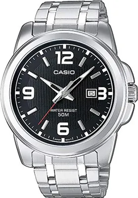 Produktbild von Casio Herren Armbanduhr MTP-1314PD-1AVEF analog mit Edelstahlband