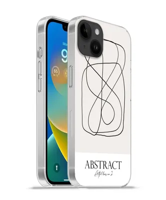 Produktbild von MuchoWow® Handyhülle Schutzhülle Hülle für Apple iPhone 14 Plus - Soft case Kunst - Linienkunst - Abstrakt Silikon Softcase Handy Hülle - Abbildung