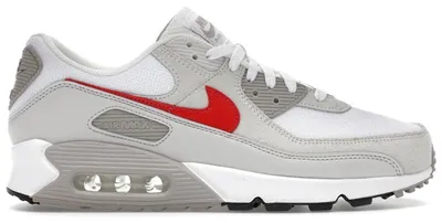 Produktbild von Nike Air Max 90 White College Grey Vast Grey University Red - EU 45