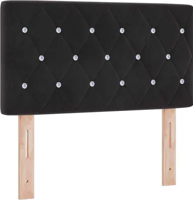Immagine prodotto di vidaXL Testiera nera 80 cm Velluto