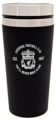 Reisebecher 450 ml Edelstahl schwarz auslaufsicher