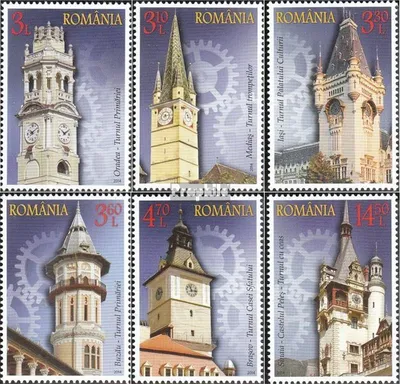Produktbild von Briefmarken Rumänien 2014 Mi 6874-6879 (kompl.Ausg.) postfrisch Uhrtürme