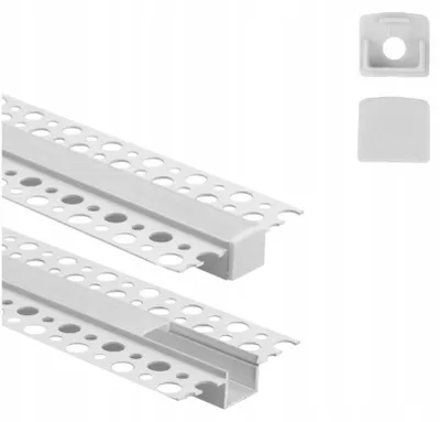 Obrázok produktu pre EcoLight EC20641, hliníkový profil na zapustenie pre LED pásky, farba: biela