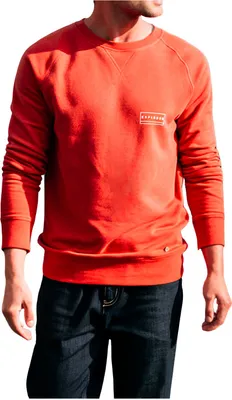 Productafbeelding van Herren Faguo Explorer katoenen sweatshirt, oranje, maat S