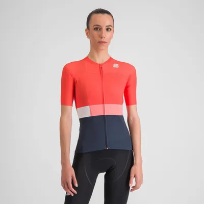 Produktbild von SPORTFUL Kurzarm Fahrradtrikot - SNAP - Rot/Blau S